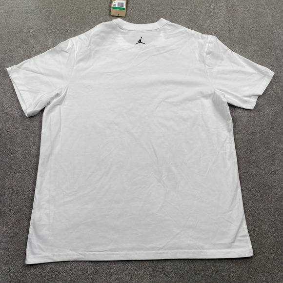 Jordan Dri Fit Mens XL White Michael Jordan Graphic T Shirt Active - Picture 2 of 7